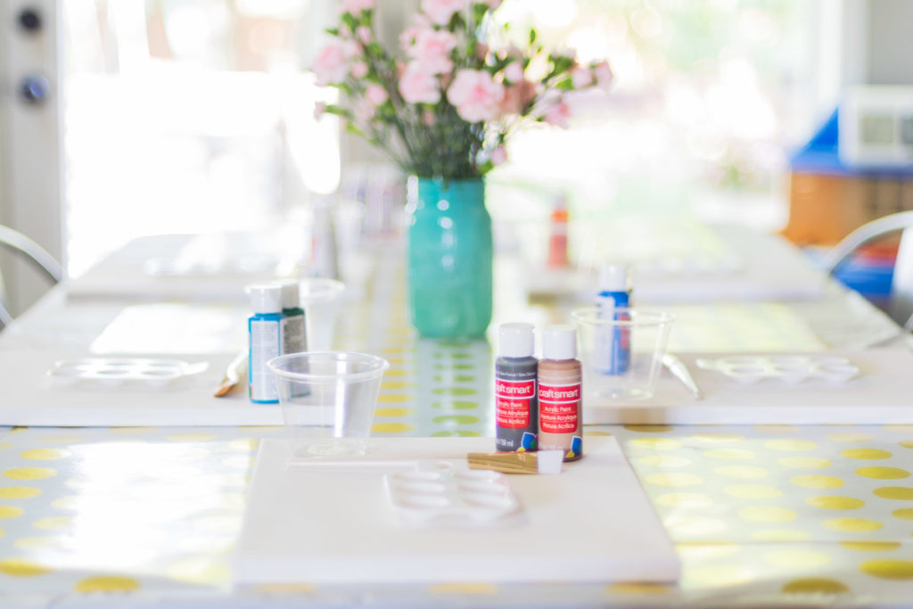 simple diy birthday paint party
