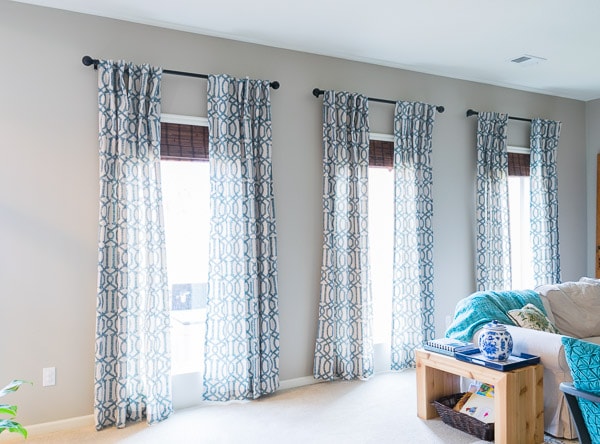 How High To Hang Curtains Collected Living Design,Best Color Combination For Small Bedroom
