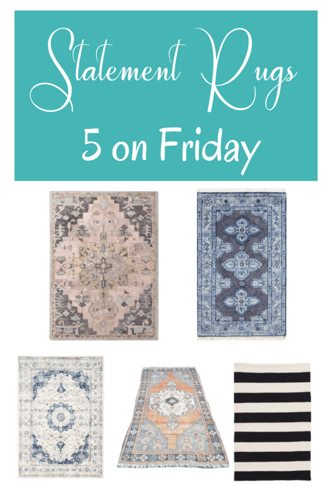 5 on Friday: Statement Rugs