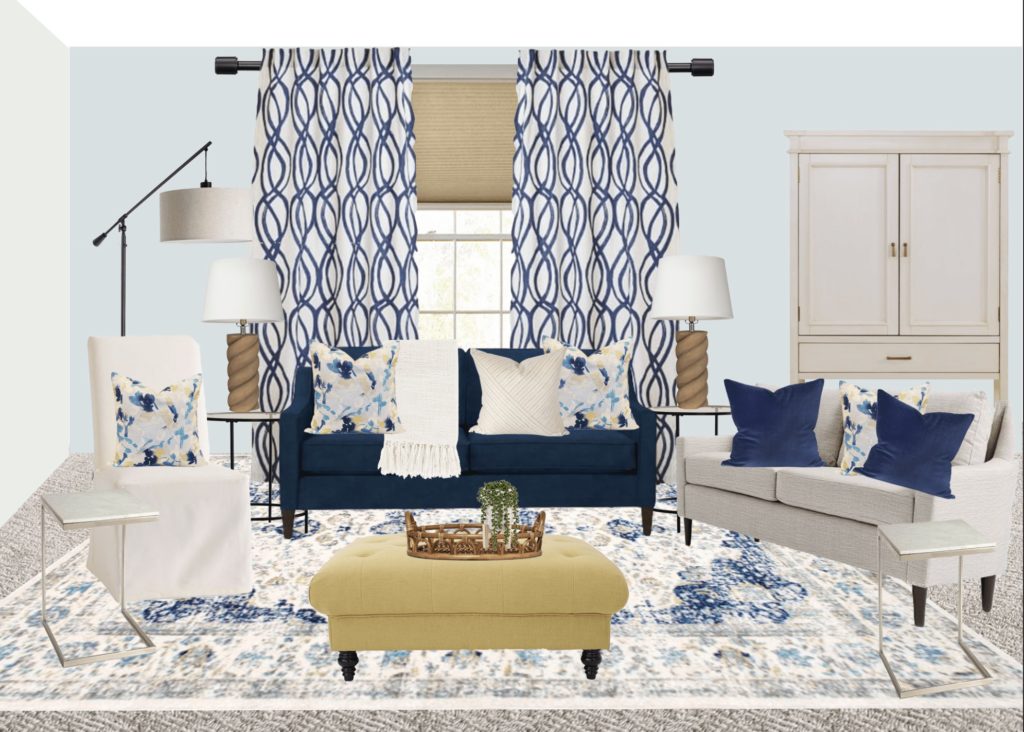 eDesign Spotlight: Blue and White and Bright